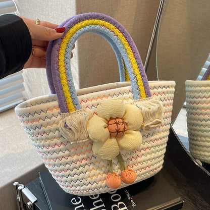 Dekorative Häkel-Handtasche