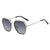 Elegante geometrische Rahmensonnenbrille