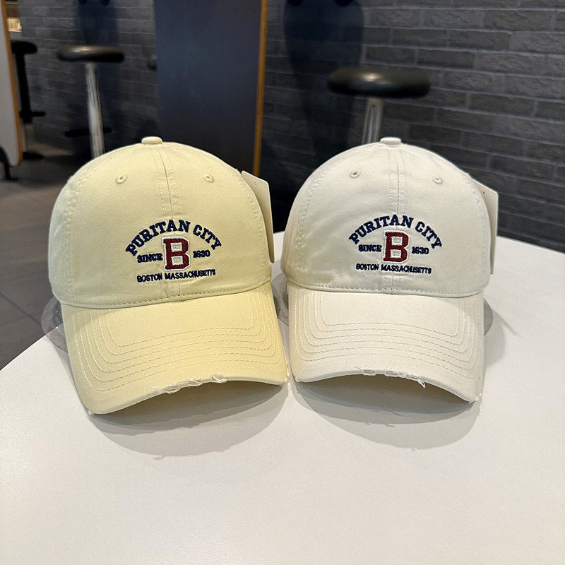 Herren Vintage-inspirierte bestickte Baseballmütze Brehn