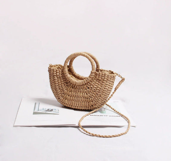 Damen Handtasche mit geflochtenem Design Brehn