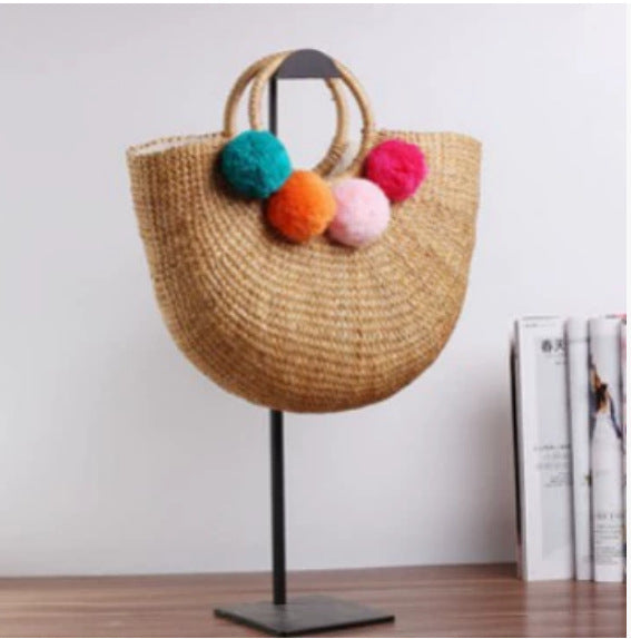 Damen Handgeflochtene Shoppingtasche Brehn