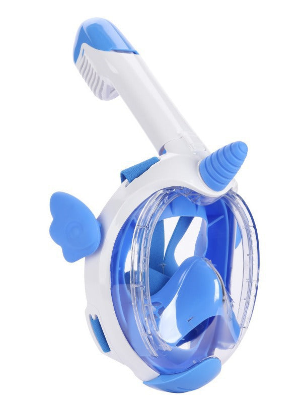 Tauchermaske mit Gebogenem Sichtfeld und Flexiblem Silikonrahmen Brehn