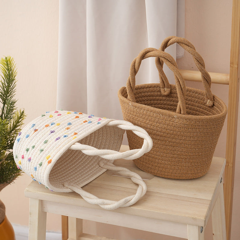 Handgefertigte Basttasche Brehn
