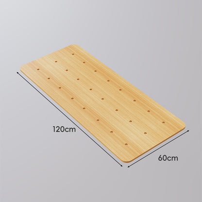 Große perforierte Bambusregalplatte mit belüftetem Lattendesign
