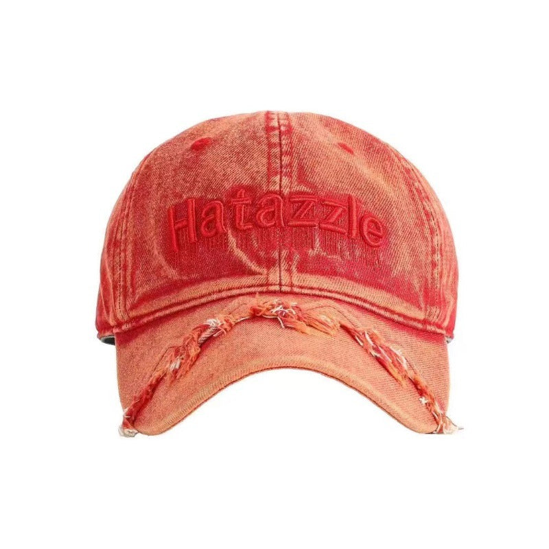 Herren Distressed Denim Baseball Cap Brehn 1784270737