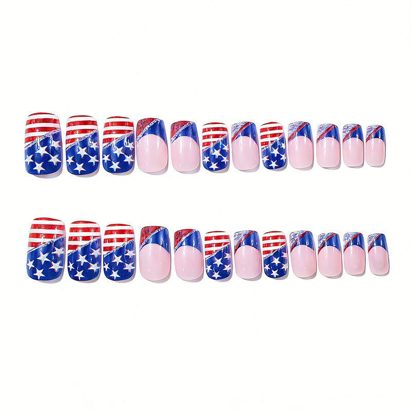Patriotische Nagelkunst Designs Brehn