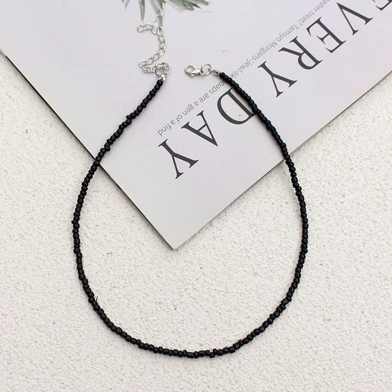 Handgefertigtes Perlen Choker Halsband Brehn