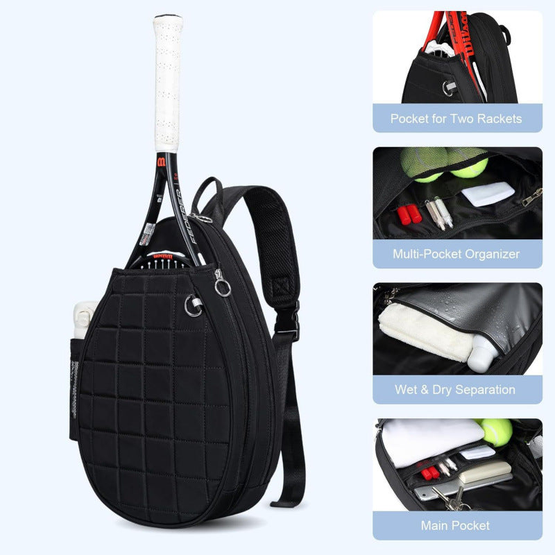 Tennis Schläger Tragetasche Rucksack Brehn