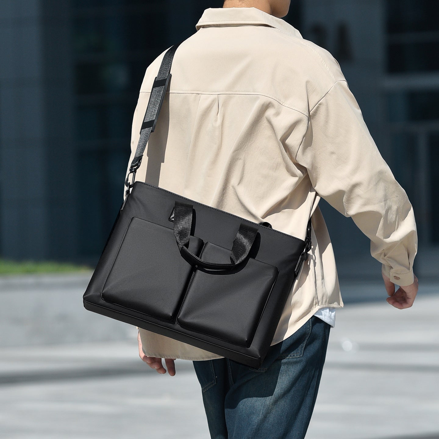 Stylische Mehrfach-Taschen Business Tote Bag Brehn