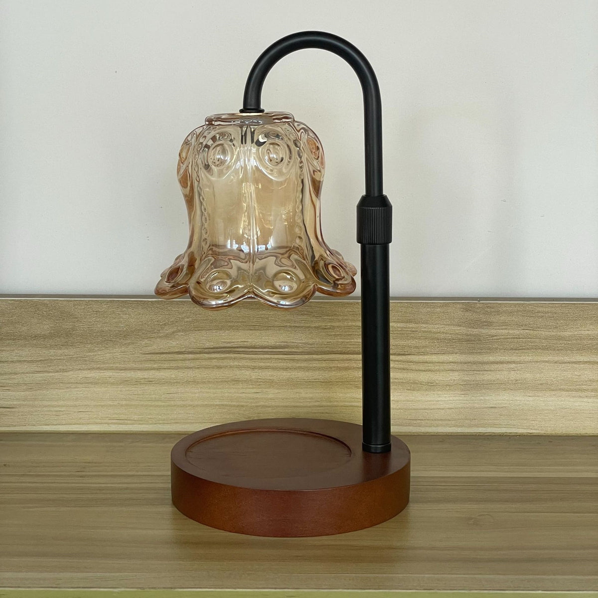 Elegante Tischlampe aus Glas