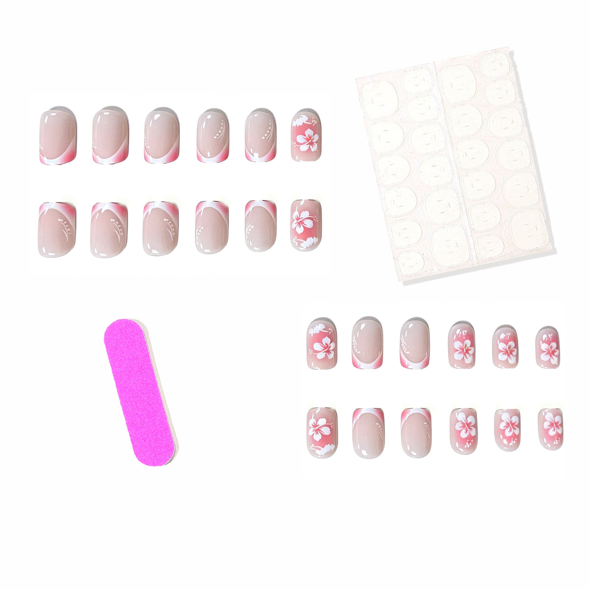 Floral Acrylnageldesign Brehn