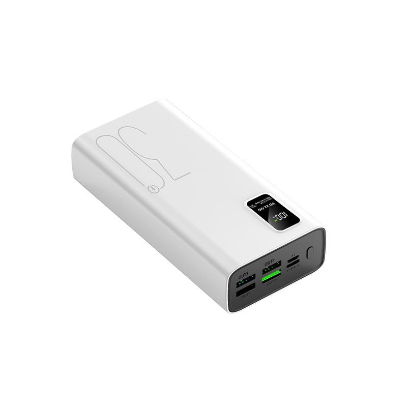 Hochleistungs-Powerbank mit smartem LCD-Display und zwei USB-Anschlüssen Brehn