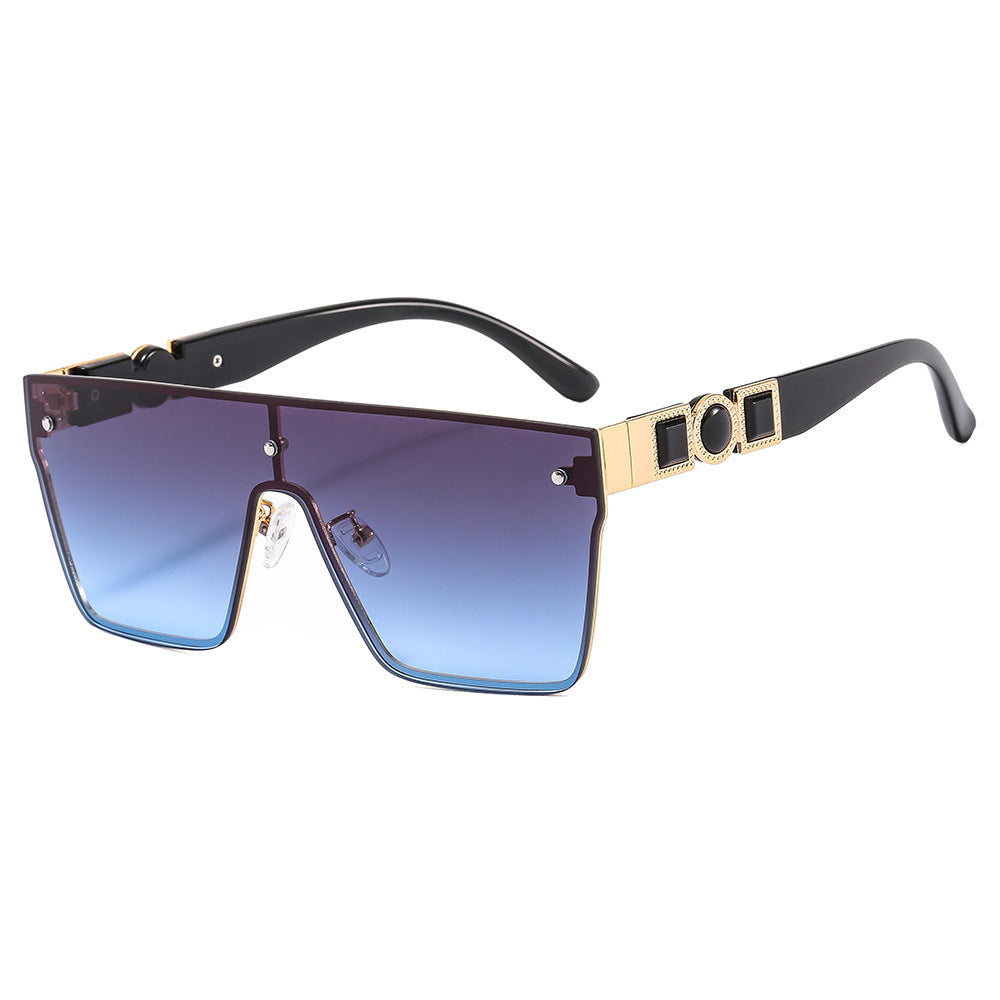 Damen oversized transparente Sonnenbrille mit modischem Rahmen Brehn