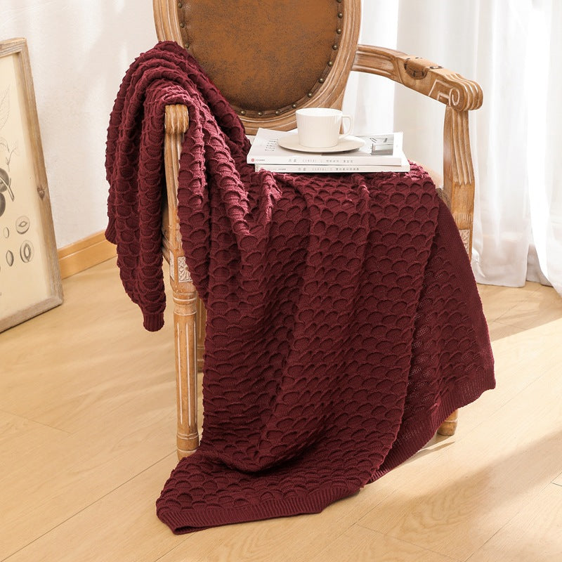 Gemütliche Strickwurfdecke Brehn
