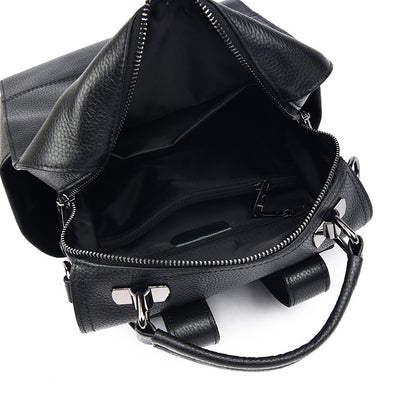 Vielseitiger Multifunktionaler Leder Rucksack Brehn