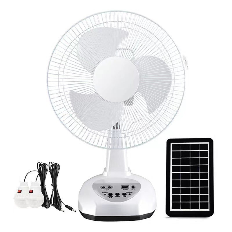Unisex Tragbarer Solar-Ventilator mit flexibler Neigung Brehn