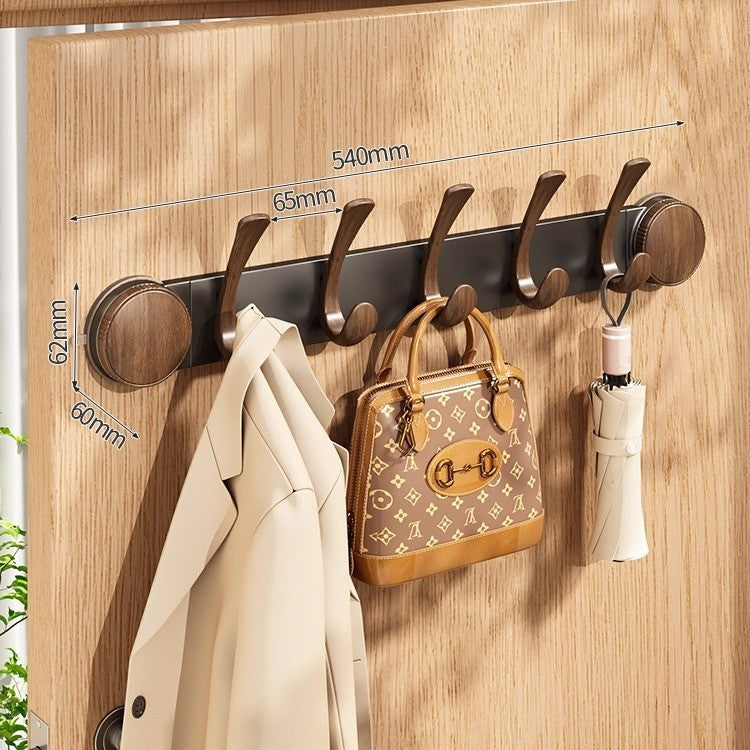 Stilvolles Wandmontiertes Jacken- und Taschenhakenregal Brehn