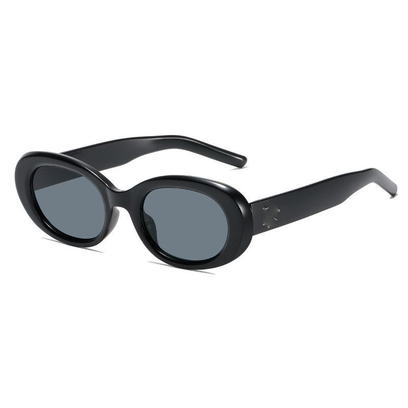 Modische ovale Sonnenbrille Brehn