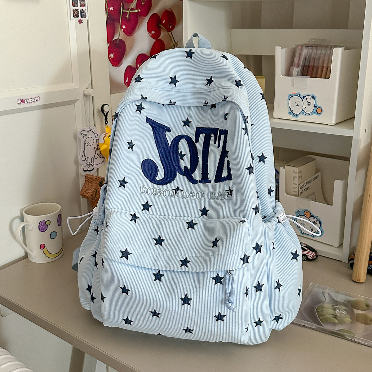 Stylischer mit Sternen verzierten Cordura-Rucksack Brehn