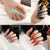 Kunstnagel Set mit elegantem Glitzer-Effekt Brehn