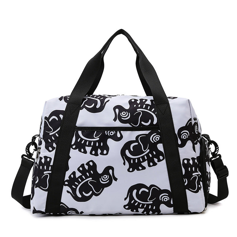 Sportliche Reisetasche mit Verspieltem Elefantenmuster Brehn