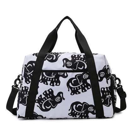 Sportliche Reisetasche mit Verspieltem Elefantenmuster Brehn