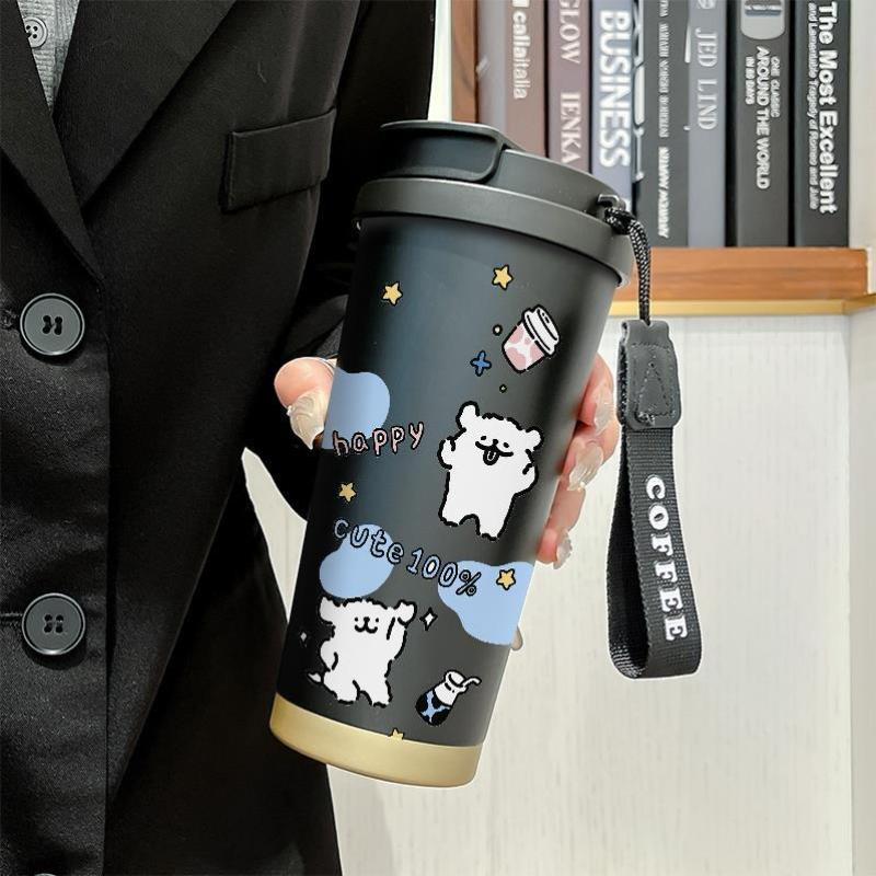 Damen Isolier-Kaffeebecher mit lustigem Hello Kitty Design Brehn