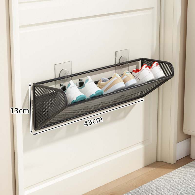 schlanker Über-Tür-Mesh-Schuhregal-Organisator mit belüftetem, schrägem Regal Brehn