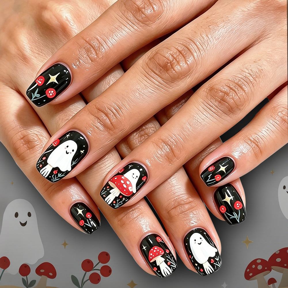 Verspieltes Halloween-Themen-Nagelkunst-Set Brehn