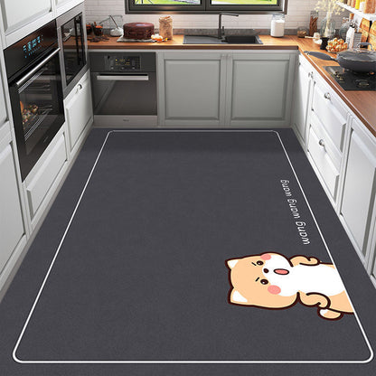 Hübsche Küchenschürze mit Cartoon-Hund-Motiv