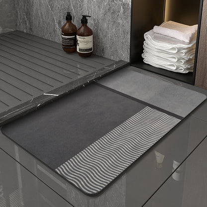 Modern Geometrische Badematte Brehn