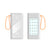 tragbare Multi-USB Powerbank mit LED-Lampe Brehn