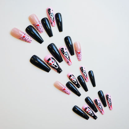 Themen Künstlerische Press-On Nagelset Brehn
