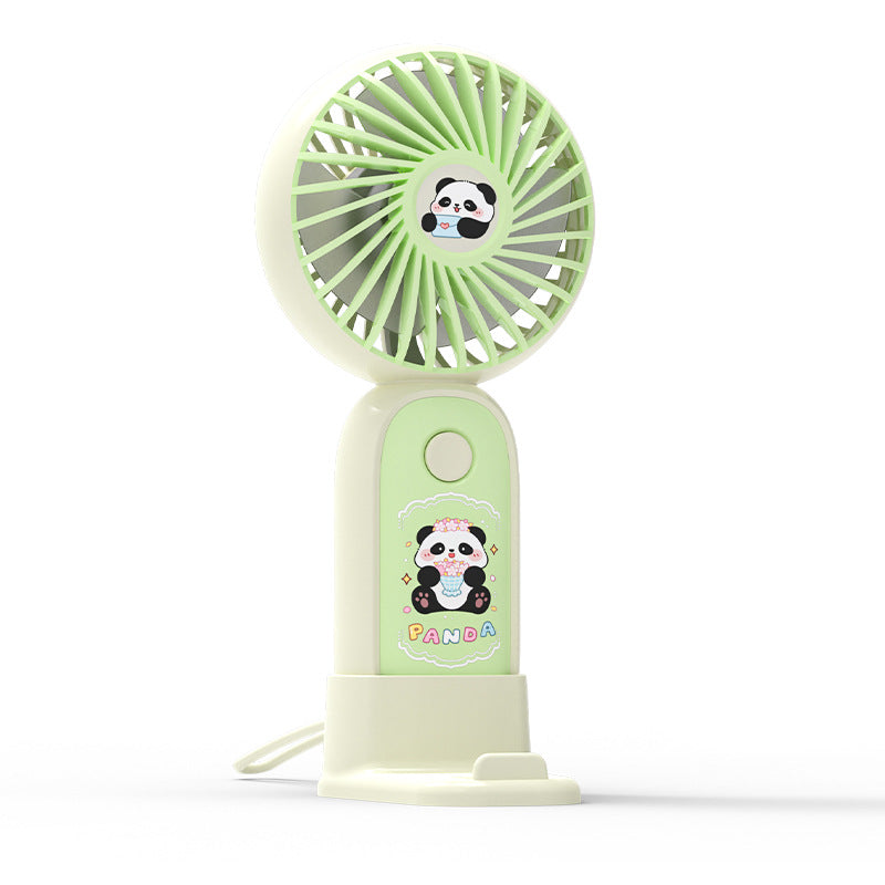 Damen Tragbarer Handventilator im niedlichen Panda-Design Brehn
