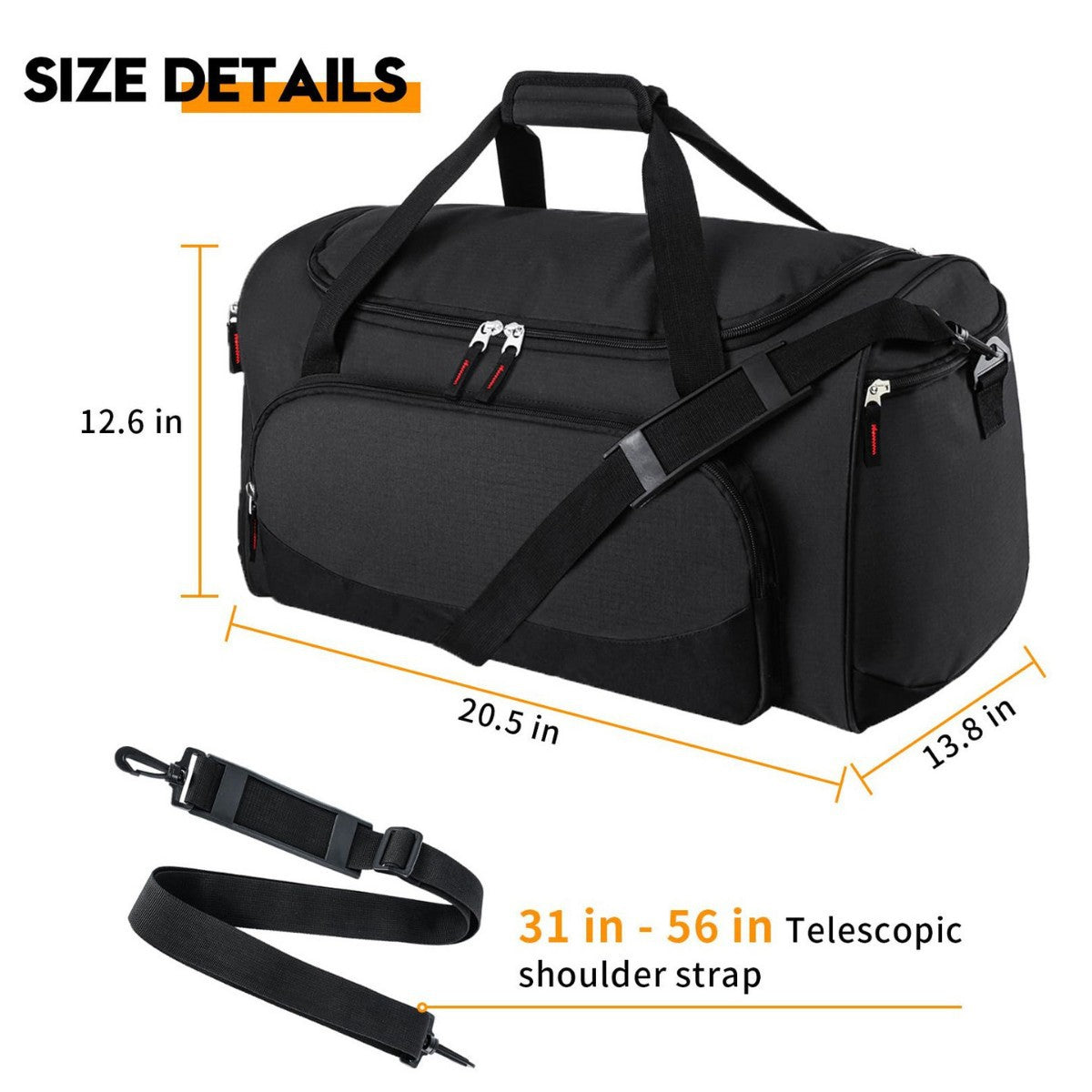 Multifunktionale Sport-Duffle-Tasche Brehn
