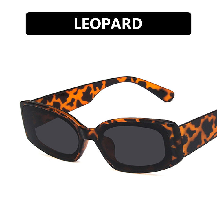 Damen futuristische quadratische Sonnenbrille mit transparentem Rahmendesign und UV-Schutz Brehn