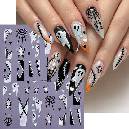 Halloween-Themen Nagelkunst Aufkleber Set  1791507032