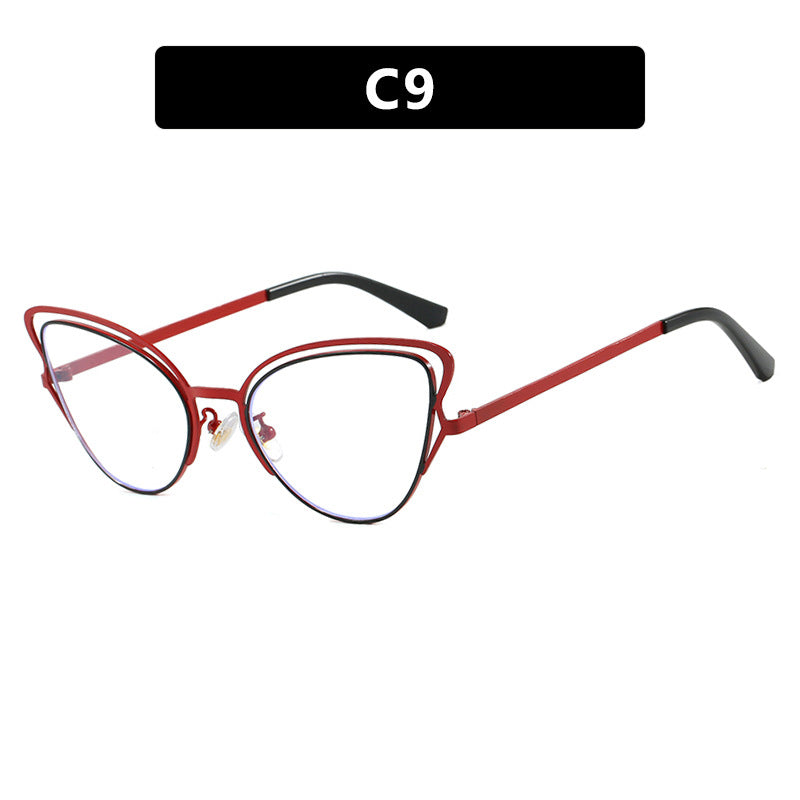 Damen Cat-Eye Brille mit edlem Metallrahmen und komfortabler Passform Brehn