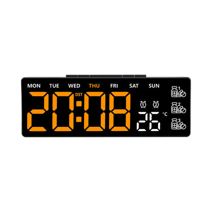Digitaler Thermo-Wecker mit großem LED-Display Brehn