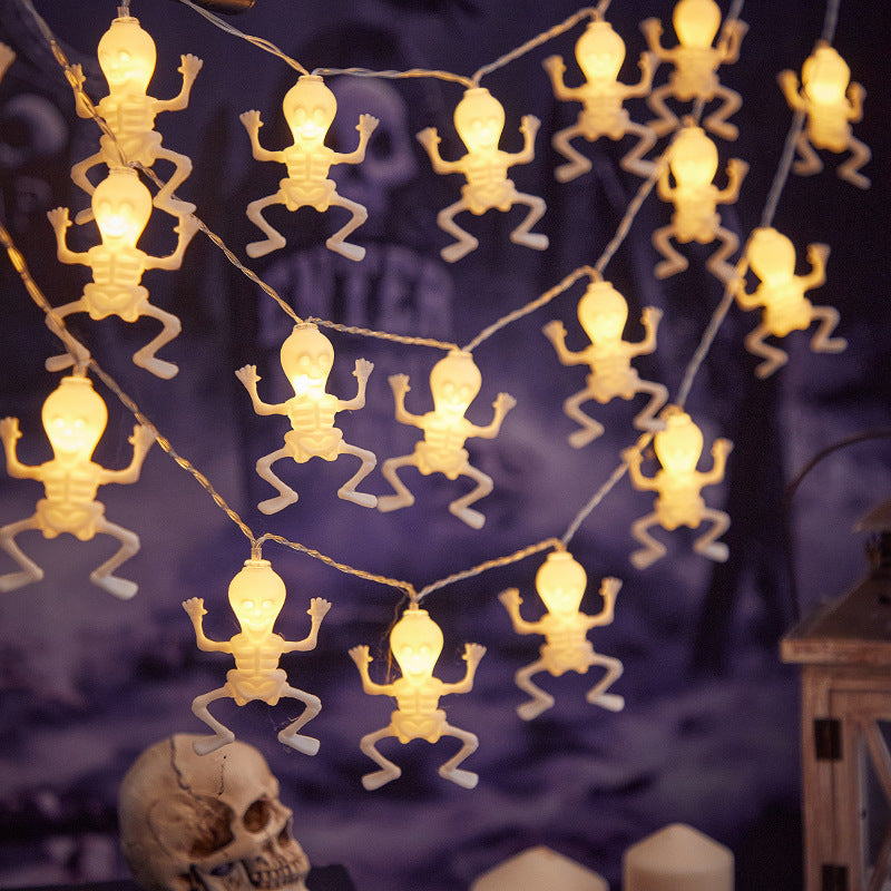Verspielte LED-Grusel-Lichterkette Brehn