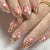 Premium Floral Press-On Nail Art Set Brehn