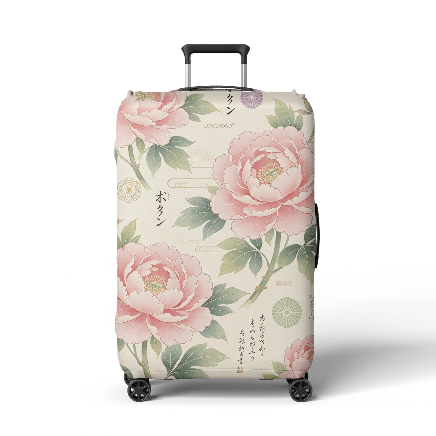 Damen Reisekoffer Brehn Blumendesign mit verstellbarem Griff