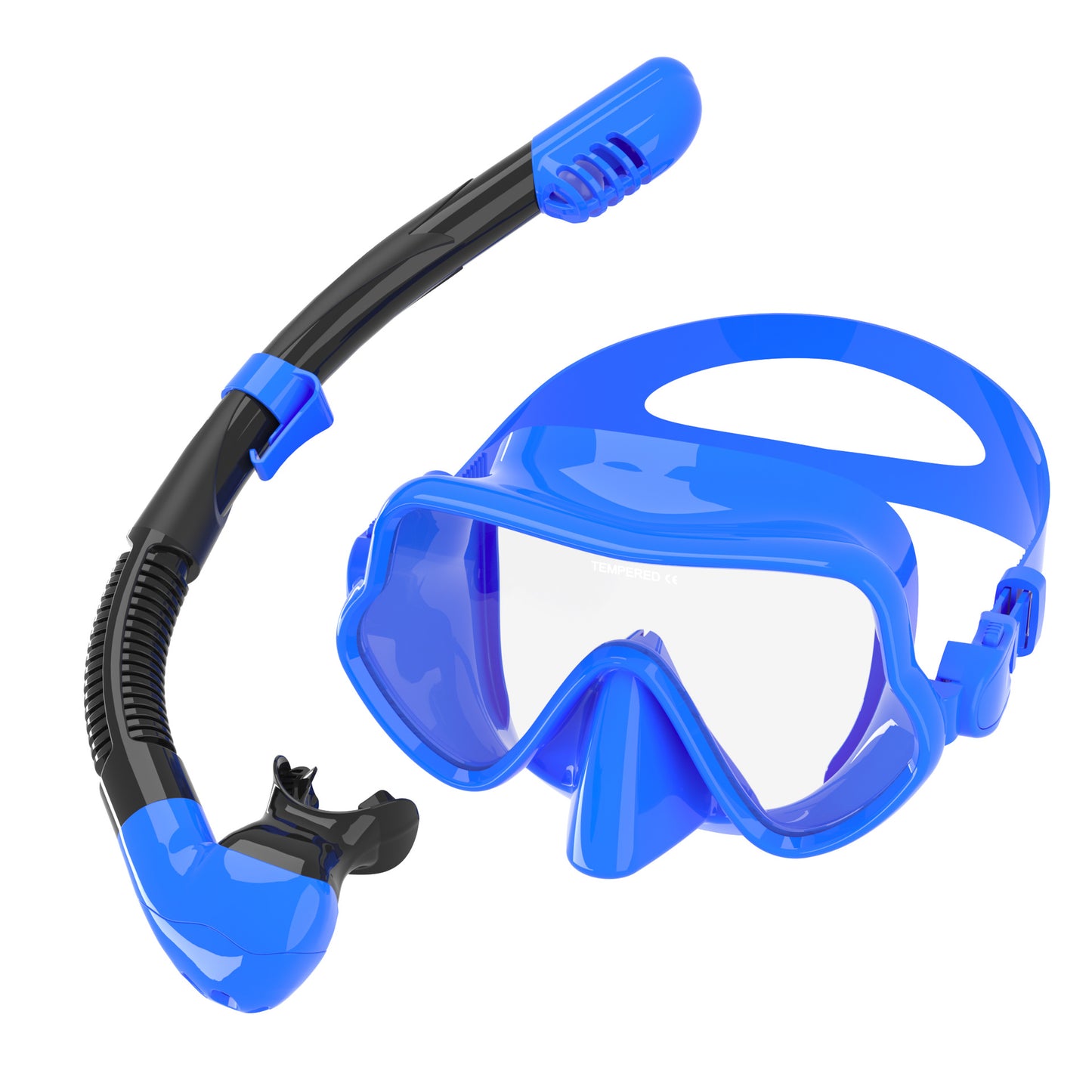 Ergonomische Tauchmaske mit Flexibler Atemröhre Brehn
