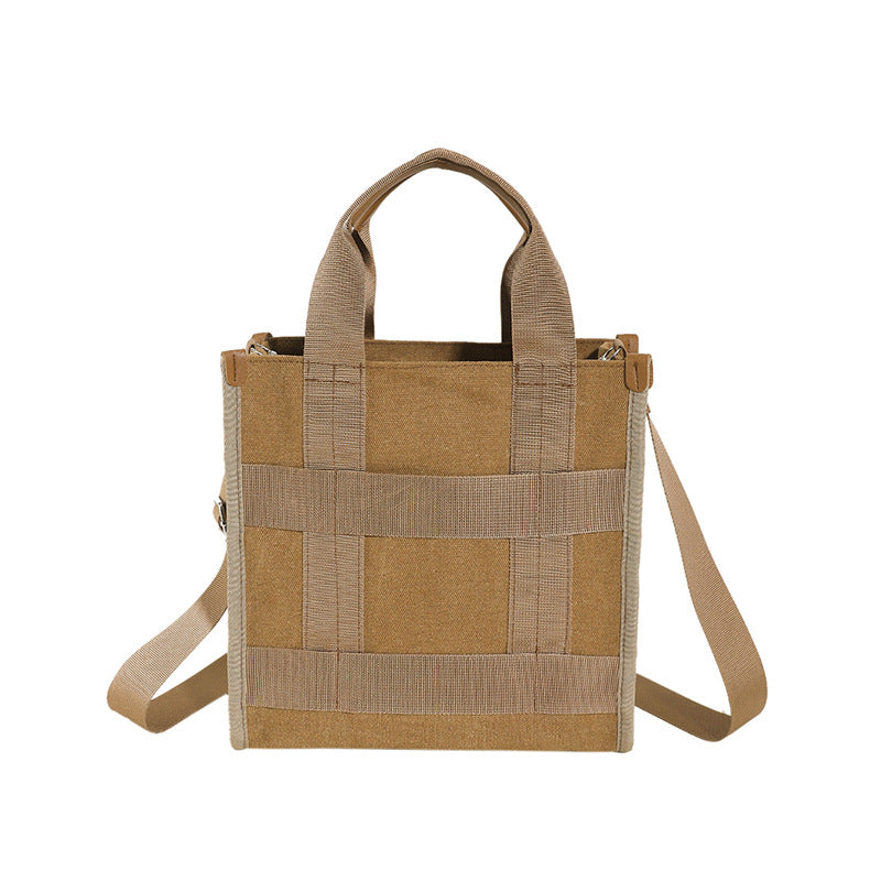 Vielseitige Canvas Schultertasche Brehn