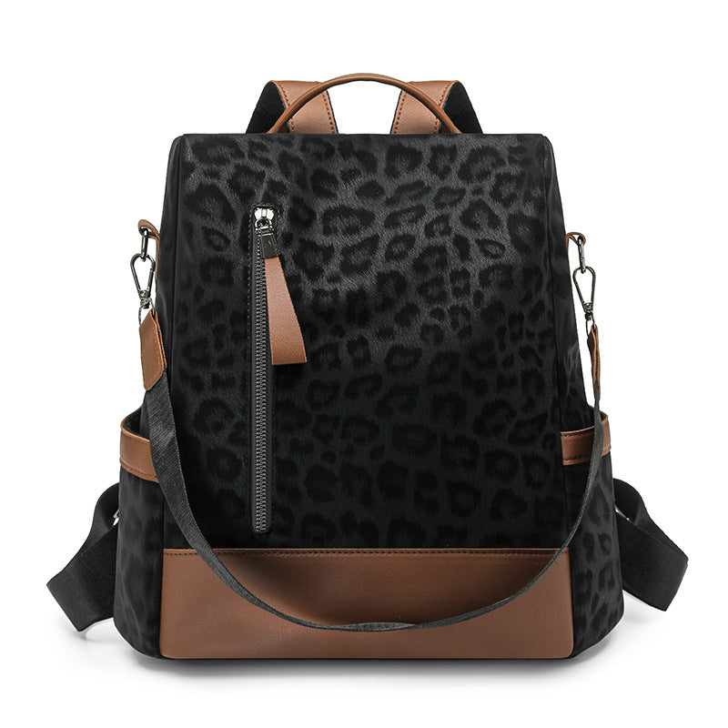 Chic Leopard-Print Rucksack Brehn