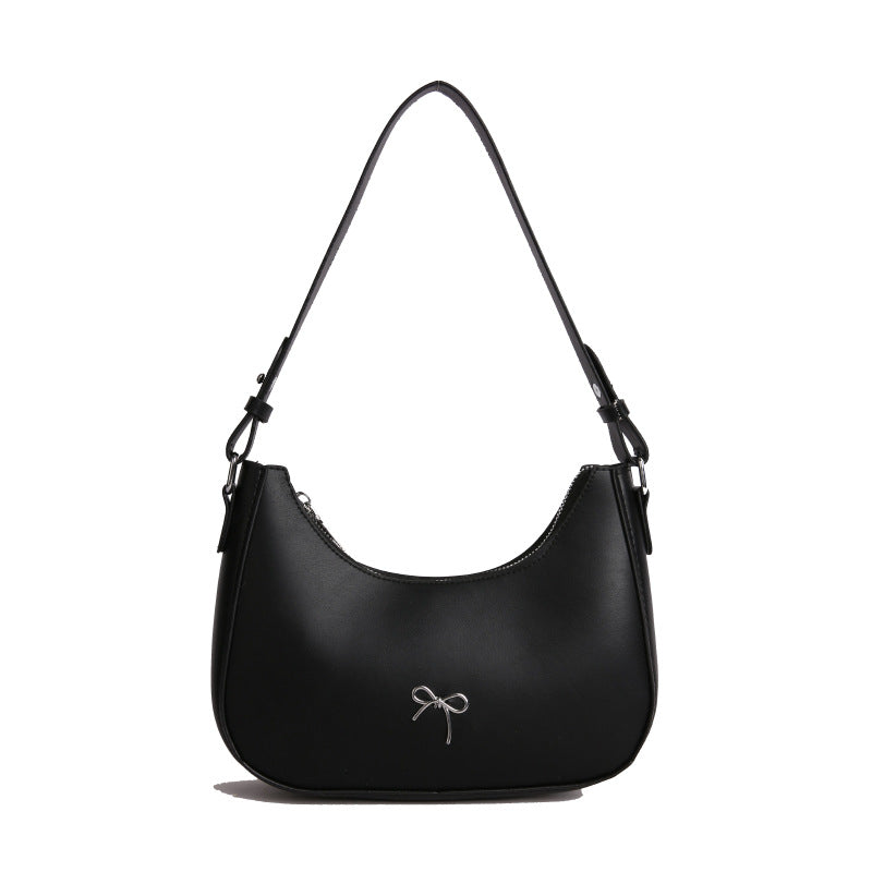 Stylische Bow Detail Schultertasche Brehn