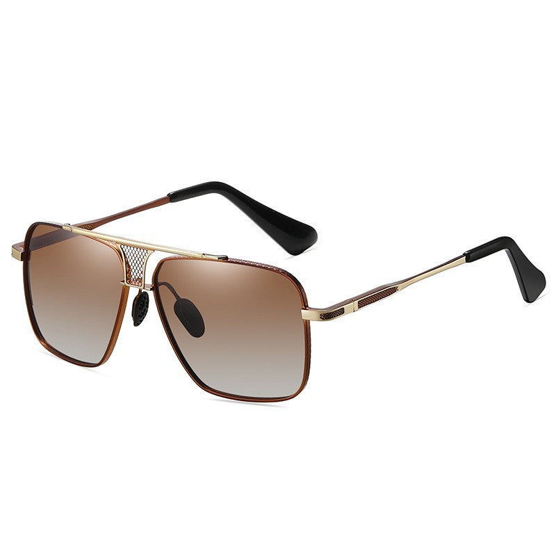 Damen Quadratische Sonnenbrille mit stilvollem Metallrahmen und hochwertigem UV-Schutz Brehn