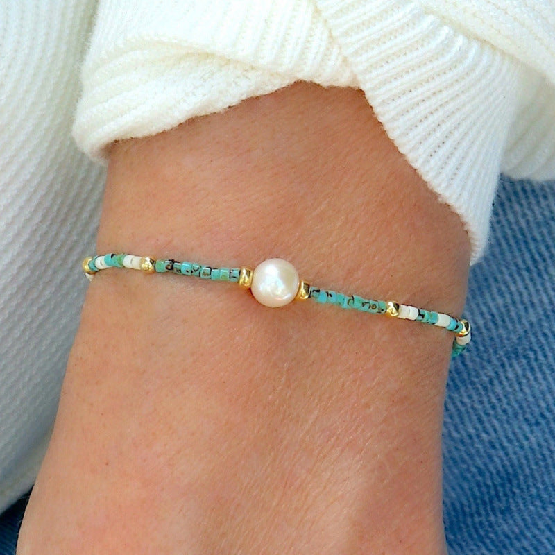 Stylische Perlenarmband Brehn