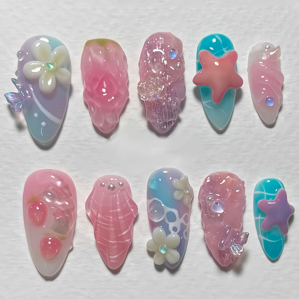Thematic Artisan Press-On Nail Set Brehn