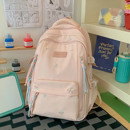 Stylische Bestickte Schulrucksack Brehn